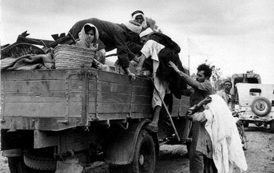 Palestinen vluchten in 1948 - 70 jaar nakba