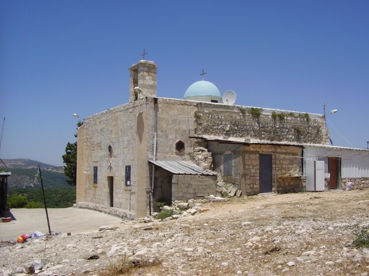 De kerk van Iqrit