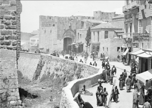 De oude stad van Jeruzalem rond 1900